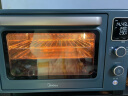 美的（Midea）35L免预热电烤箱石墨烯烤箱初见Q30系列 搪瓷内胆/蒸汽补湿/精准控温/APP智控  实拍图