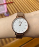 丹尼尔惠灵顿（DanielWellington）DW手表女 简约时尚女士手表石英欧美腕表 生日礼物送女友 【表径28mm】金色边白盘DW249 实拍图
