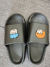 Dwayne拖鞋女外穿网红2024新款踩屎感厚底卡通可爱室内洗澡防滑凉拖鞋 *厚底(男女孩情头)黑色 36-37 (偏小一码) 实拍图