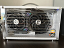 超频三（PCCOOLER）蜂鸟I 100 白色电脑mini机箱 ITX手提便携小钢炮支持SFX电源支持30系列显卡 蜂鸟2+显卡延长线 实拍图