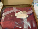 金三塔商场同款真丝睡衣女两件套100%桑蚕丝宽松情侣丝绸睡衣套高级礼物 焦糖红（重磅19姆米） M 实拍图