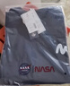 NASA GISS官方潮牌联名t恤男夏季宽松休闲圆领百搭印花五分短袖 深蓝 L  实拍图