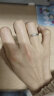 卡蒂罗（KADER）共度爱河999银情侣求婚戒指男女银饰对戒情人节三八节礼物送老婆 实拍图