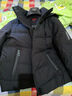雅鹿羽绒服女2025新款冬季短款连帽新国标鸭绒时尚加厚女士外套保暖 黑色 165/L 实拍图