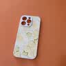 素洛新款桃花苹果iPhone17promax手机壳Air液态小羊皮16pro防摔15plus高级感14男女情侣12保护壳11全包 古董白【桃花】 iPhone 16 Pro 实拍图