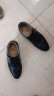 卡帝乐鳄鱼（CARTELO）商务英伦正装保暖加绒男士皮鞋子男冬季棉皮鞋1513 黑色加棉款 41 实拍图