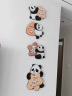 唤墙暖居熊猫餐厅装饰画现代简约客厅电视背景墙入户玄关走廊墙面挂饰 平安喜乐(总长140*30cm) 晒单实拍图