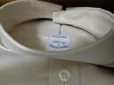 布克兄弟（BrooksBrothers）男士春夏牛津纺扣结领logo休闲衬衫 2004-燕麦色 M 实拍图