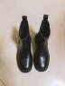 天美意女鞋女靴切尔西靴子女商场同款烟筒靴女短靴子【品牌经典款】 黑色 34 实拍图