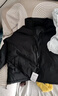 真维斯（JEANSWEST）羽绒棉服女加厚棉袄2024年冬季新款小个子保暖面包服情侣棉衣外套 黑色 S 实拍图