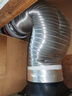 陶市抽油烟机管伸缩管油烟管排烟管排气管风管软管油烟机管道通用配件 纯铝排烟管(160mm*1.5米)+厨房止 实拍图