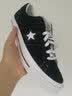 Converse匡威 One\/All Star 经典黑白翻毛皮男女鞋休闲运动板鞋 158369C 41.5 实拍图