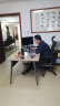 嘉航 办公家具 办公桌椅 老板桌 经理桌 主管桌 简约现代办公室总裁桌大班台单人桌员工桌职员桌 1.6m*0.8m桌+边柜+舒适椅 实拍图