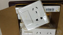 公牛明装插座 二三插座带开关明线明盒超薄家用双开面板墙面墙壁G59白 一开单控 实拍图