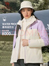 骆驼冲锋衣男女款三合一可拆登山外套118燕麦灰/森林绿，女M 实拍图