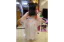 奥蒙威（AOMENGWEI）女童汉服连衣裙儿童大袖衫古装两件套幼儿园中秋齐胸襦裙MH-B7544 粉色 130 实拍图