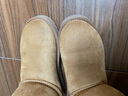 骆驼（CAMEL）雪地靴女百搭舒适暖绒平跟套筒保暖靴 L23W275157 驼色 37  实拍图