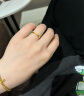 六福珠宝足金闪砂扭纹黄金戒指实心活口戒礼物 计价 F96TBGR0006 约1.78克 晒单实拍图