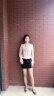 东厢一品 皮裙半身裙女秋季新款高腰显瘦气质短裙性感紧身包臀靴裙88097-1 黑色 M-27（96-105斤） 实拍图