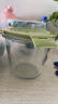 创得 耐热玻璃汤杯 微波炉烤箱专用保鲜盒汤碗面碗家用密封早餐杯饭盒 北欧绿加高圆700ml 实拍图