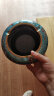 蒂拉欧式复古陶瓷烟灰缸装饰带盖家用创意个性潮流防飞灰美式复古烟缸 1047蓝莺花开款 实拍图