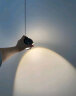 出彩卧室床头灯设计师极简高级餐厅个性吧台灯2023年新款单头led吊灯 单只-珍珠黑-暖光 晒单实拍图