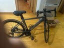 永久公路自行车男女700C弯把破风公路车27级变速成人学生城市运动单车 27速-消光灰+挡泥板+座套 实拍图