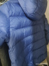 雪中飞（SNOWFLYING）儿童轻薄羽绒服男童保暖防寒新款童装中大童女童薄款冬外套 深水蓝 130 实拍图