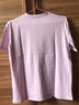玖卡依短袖t恤女2025夏季新款女装纯棉刺绣圆领体恤宽松文艺半袖上衣女 紫色绣花女孩 L 建议100-115斤 实拍图