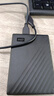 西部数据（WD） 2t移动硬盘1t便携外置存储2.5英寸USB3.0兼容mac 稳定耐用 4t5t大容量 外接机械 高速大U盘 升级加密款2TB（WDBYVG0020BBK） 【标配】原厂数据线+硬盘 实拍图
