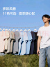 森马（Semir）[纯棉]短袖T恤男24夏季新款简约纯色修身短t百搭休闲t恤男 漂白10007 175/92A/L 实拍图