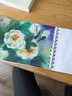 中盛画材 A5水彩本180g水彩纸木浆纸手绘插画水彩速写本纸便携写生四面封胶水彩画本24页/本美术写生 实拍图