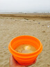 M Square折叠杯硅胶碗 便携旅行伸缩水杯漱口杯牙刷杯泡面碗 出差野餐杯子 湖水蓝-升级新版（中碗） 实拍图