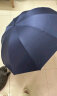 天堂 防紫外线晴雨伞三折 太阳伞超大号双人折叠伞晴雨伞 黛蓝 实拍图