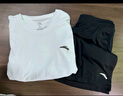安踏（ANTA）速干T丨短袖T恤男25夏冰丝凉感体恤吸湿反光夜视跑步篮球健身上衣 【速干基础训练】纯净白7114-1 4XL /195（推荐220-250斤） 实拍图