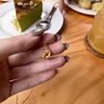 中国黄金（CHINA GOLD）足金望月龙吊坠女款黄金项链本命年生肖龙情人节生日礼物送女友 【今/次日达】望月龙吊坠+S925链 约0.3g 实拍图
