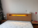 林氏家居双人床1.8米x2米1.5米抽屉储物床主卧室高箱储物床原木色可选UB2A 【高箱】储物床+椰棕床垫+床头柜 1.8x2.0米 实拍图