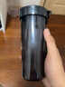 特百惠（Tupperware）莹彩塑料杯 男女学生夏季运动水杯子户外家用办公 酷炫黑430ML 晒单实拍图