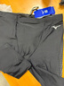 美津浓（MIZUNO）泳裤男士防尴尬大码长款5分裤专业速干抗氯游泳衣装备B1127黑XL 实拍图