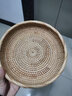 艺斑斓 越南手工编织篮藤编收纳筐家用水果篮竹篮筐针线馒头筐野餐篮 浅口水果盘中号22*4 实拍图