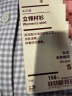 无印良品（MUJI）女式法兰绒 立领衬衫 格子 内搭 衬衣  BCB19C1A 淡黄色 S 实拍图