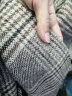CUF 香港潮牌 秋冬季新款宽松格子毛呢大衣女装外套小个子呢子西装 格子 S 晒单实拍图