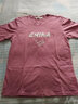米子旗国潮风短袖t恤女2025新款夏季纯棉半袖宽松版情侣装男 白字6915胸前大 树莓色 M 100-110斤 实拍图