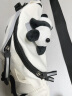 回力港风胸包男工装潮流街拍休闲大容量斜挎包女骑行运动腰包男士包 白色+熊猫挂件 实拍图
