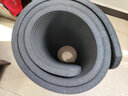 悦步男士健身垫初学者瑜伽垫加厚加宽加长防滑运动训练隔音地垫家用 坚毅黑【含绑带+网包】 200*80cm【厚度20mm】 实拍图