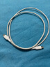 贝尔金（BELKIN）Type-C数据线USB-IF认证C-C编织快充线适用于iPad Pro苹果15/MacBook华为笔记本电脑安卓手机 白色编织款1米 实拍图