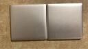 施耐德开关插座 珍铂金属系列温莎金色 86型墙壁10A铝合金电源插座 空白面板 晒单实拍图