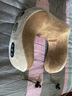 简诚（JANCHENG）U型按摩枕电动颈椎脖子按摩器家用车载护颈靠枕旅游出差办公神器 多频震动+揉捏+调速+充电 棕 实拍图