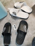 hawit胖脚宽脚特大号拖鞋男士加肥加大码凉拖特大码拖鞋外穿踩屎感户外 白色 48-49【正码】 实拍图