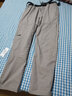 守约贤者新款春秋季宽松薄款工装裤男士肥加大码休闲裤户外多口袋长裤纯棉 A2012浅灰 XL【建议体重140-160斤】 实拍图